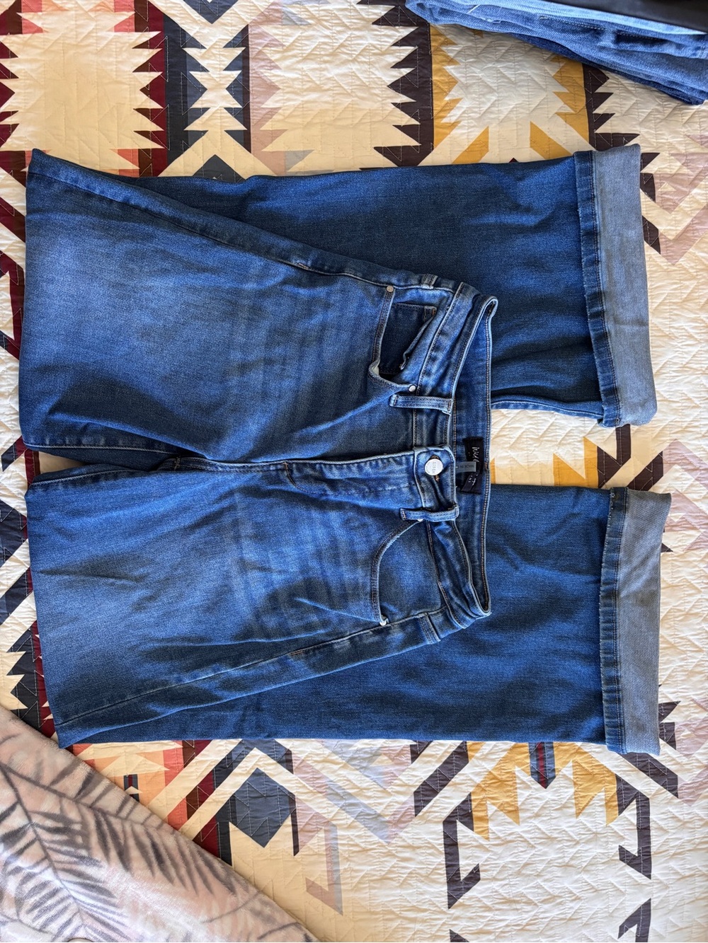 Risen wide leg Dayton jeans with cuff